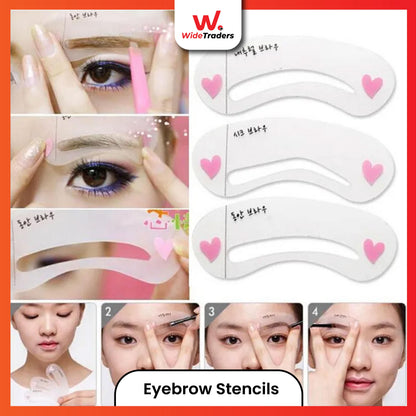 Eyebrow Stencils Styles Reusable Eyebrow Drawing Guide