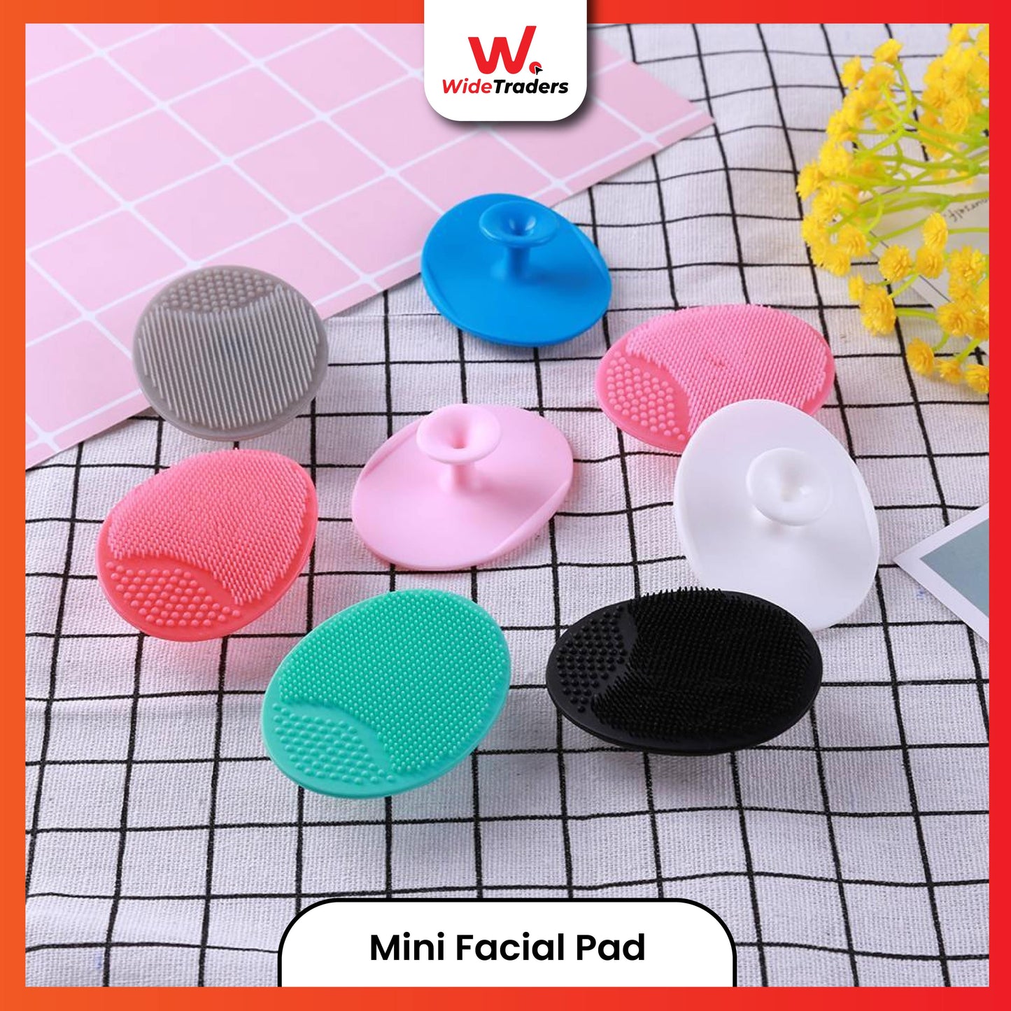Soft Silicone Face Cleansing Brush Beauty Facial Washing Pad