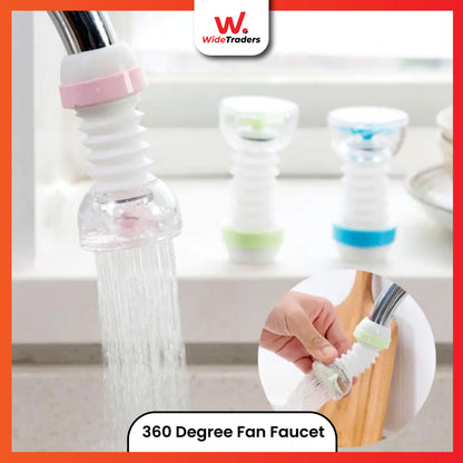 360 Degree Fan Faucet for Kitchen Sink & Wash Basin