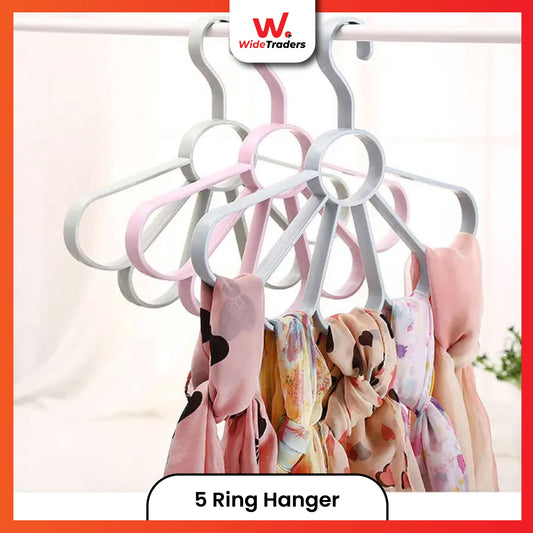 5 Ring Unique Design Multipurpose Hanger