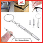 3 in 1 Eyeglass Screwdriver Phone Repair Sunglass Watch With Keychain Portable Tool