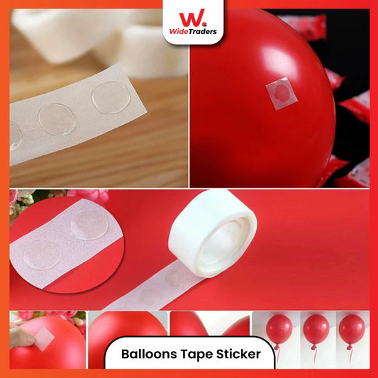 100Pcs Self Adhesive Strong Double Tape Sticker For Balloons