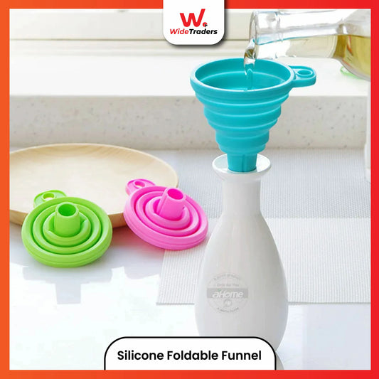 Collapsible Silicone Foldable Funnel