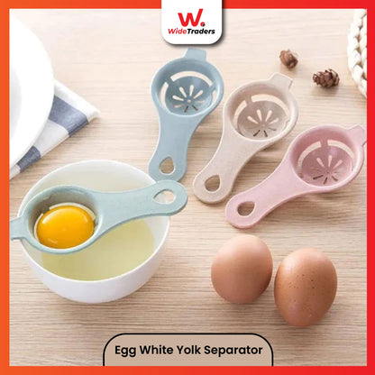 2Pcs Separate Egg White Yolk Separator