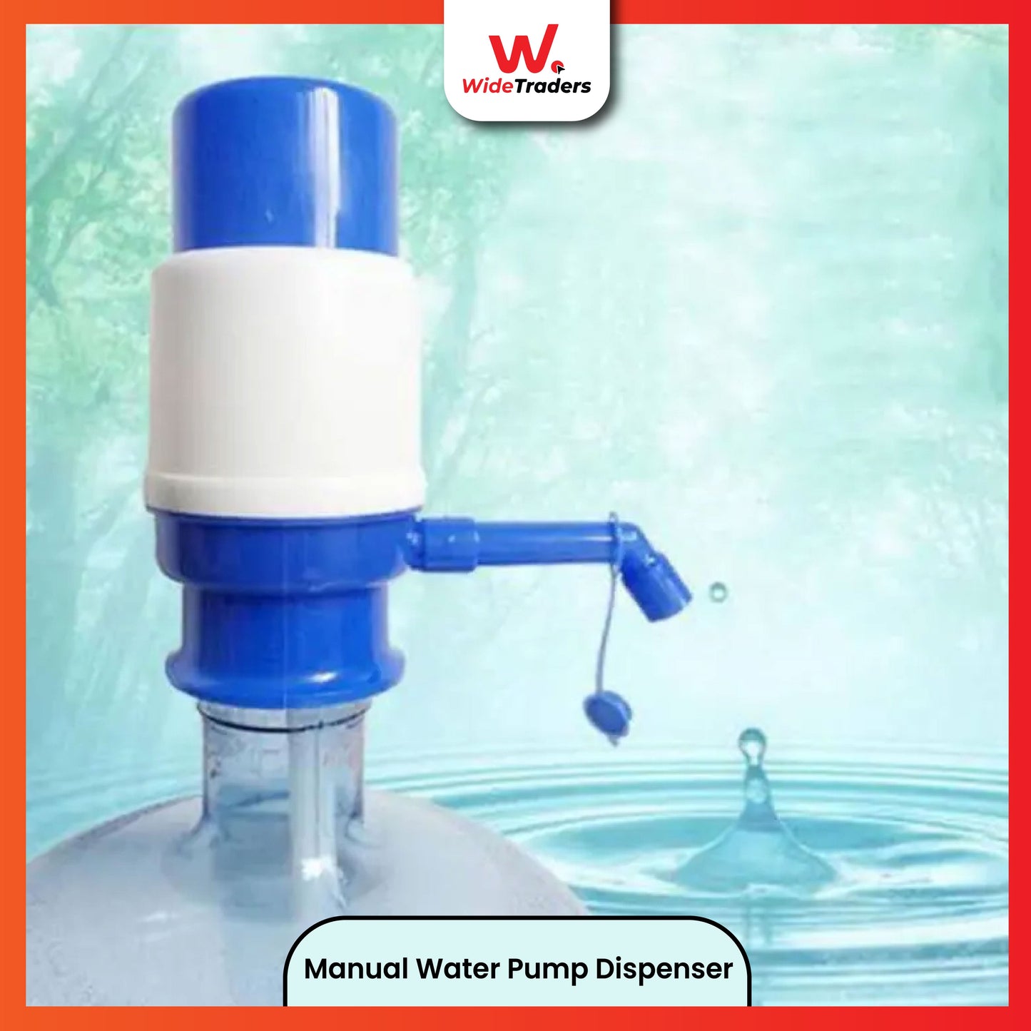 Manual Water Pump Dispenser For 19 liter Water Cans