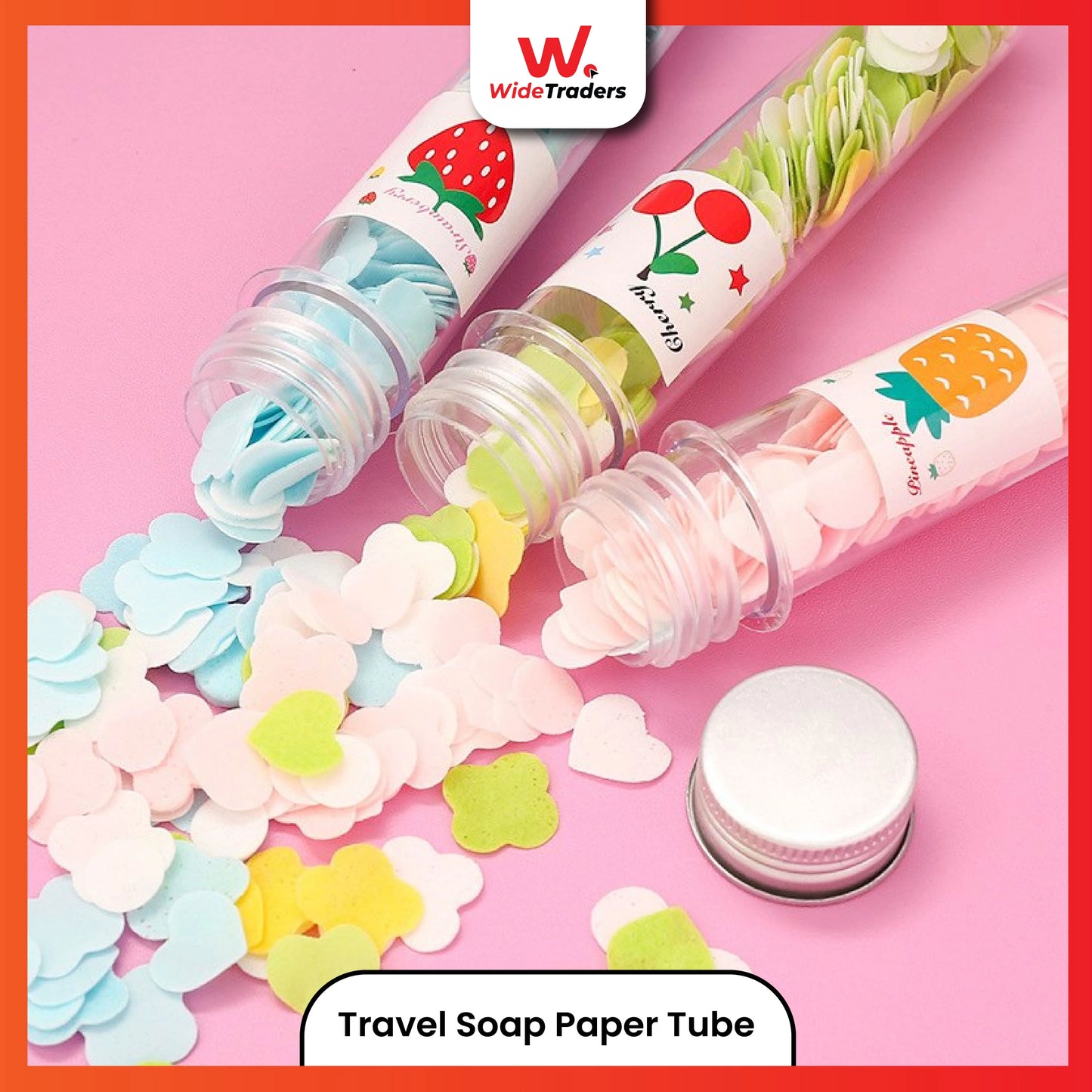Travel Soap Paper Tube