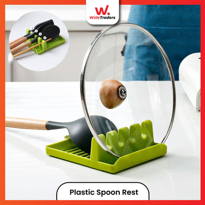 1 PC Lid and Spoon Rest Kitchen Organizer