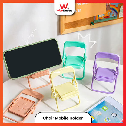 Portable Mini Mobile Phone Stand Desktop Chair