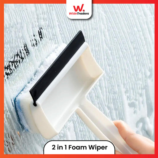 Multi-function Glass Window Wiper Soap Cleaner Squeegee Mirror Bathroom Wall Cleaning Brush(5inch)