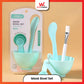 Mask Bowl Makeup Tool Set 4 In1 Beauty Skin Care with Mixed Measuring Spoon Kit