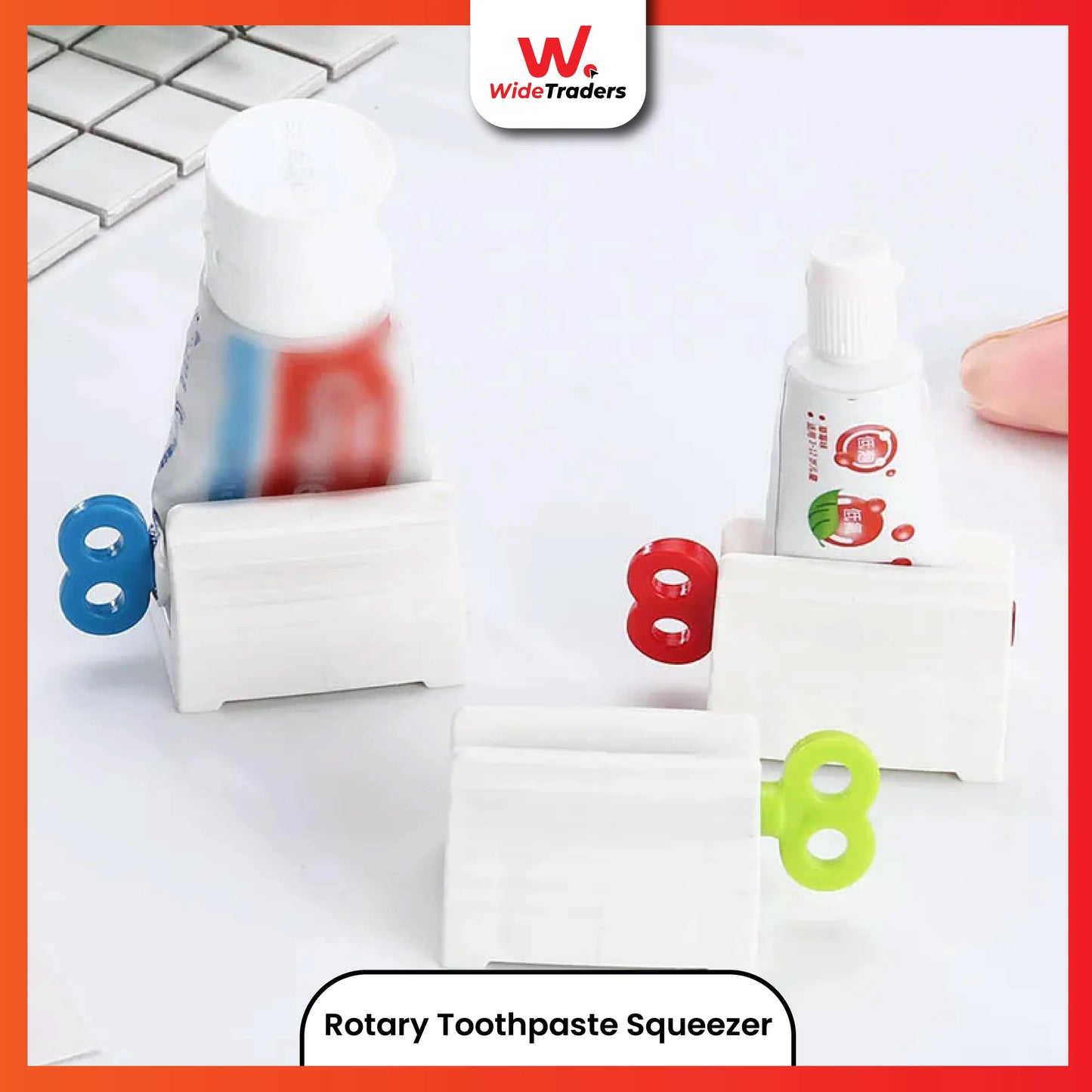 3Pcs Rotary Toothpaste Extender