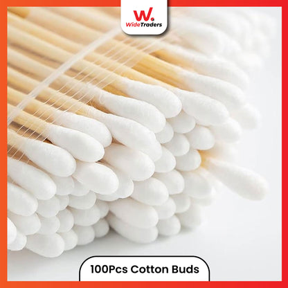 100 PC Ear Cleaning Cotton Buds