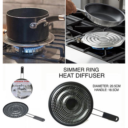 Non Stick Simmer Ring with Heat-Proof Handle