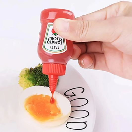 2-Pack Mini Condiment Bottles