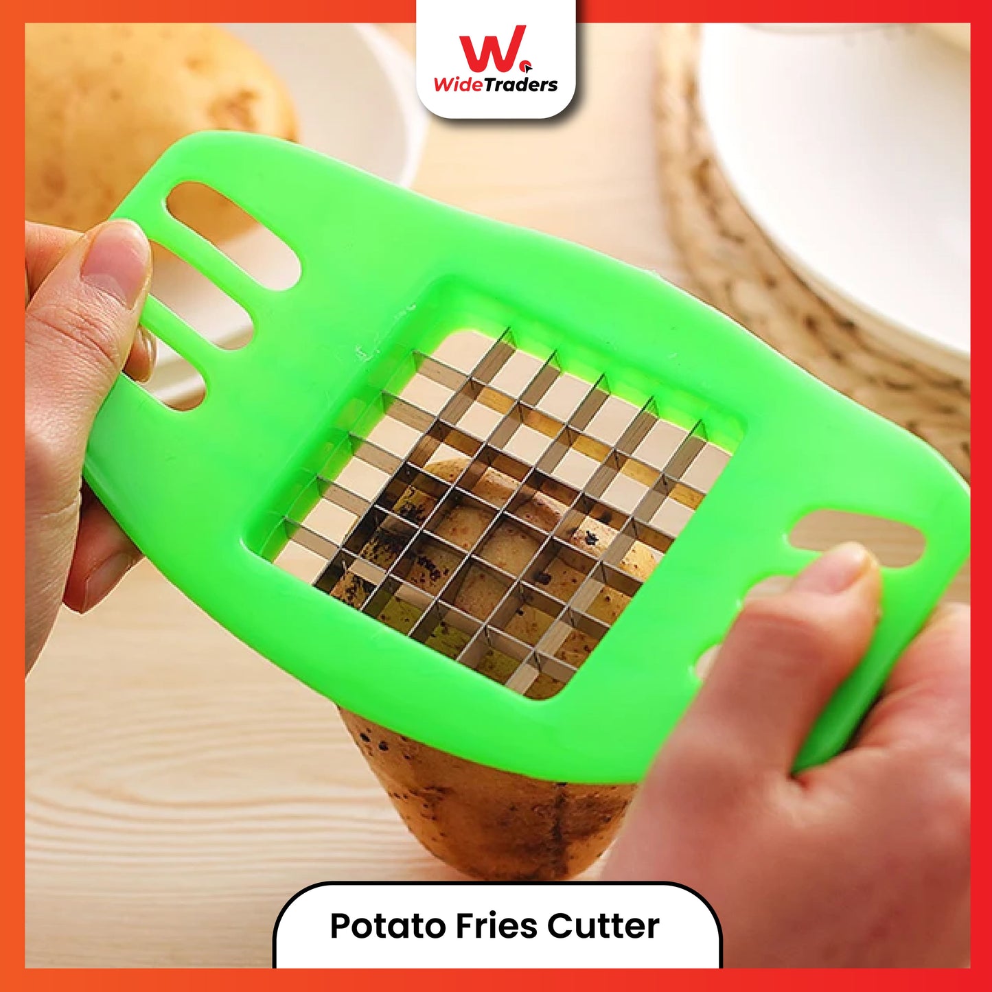 1pc Stainless Steel Potato French Fry Slicer Cutter