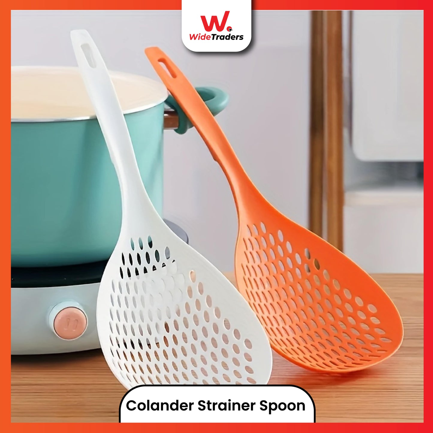 Scoop Colander Strainer Spoon Kitchen Food Drain