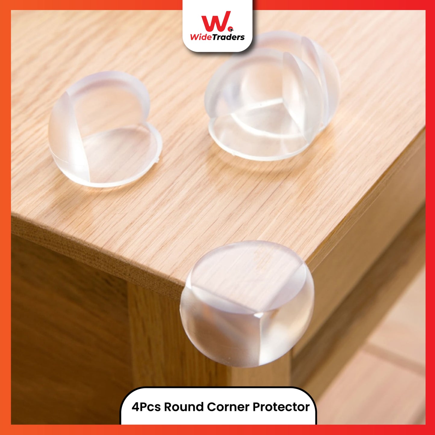 Pack Of 4 Thick Silicone Table Corner Protectors