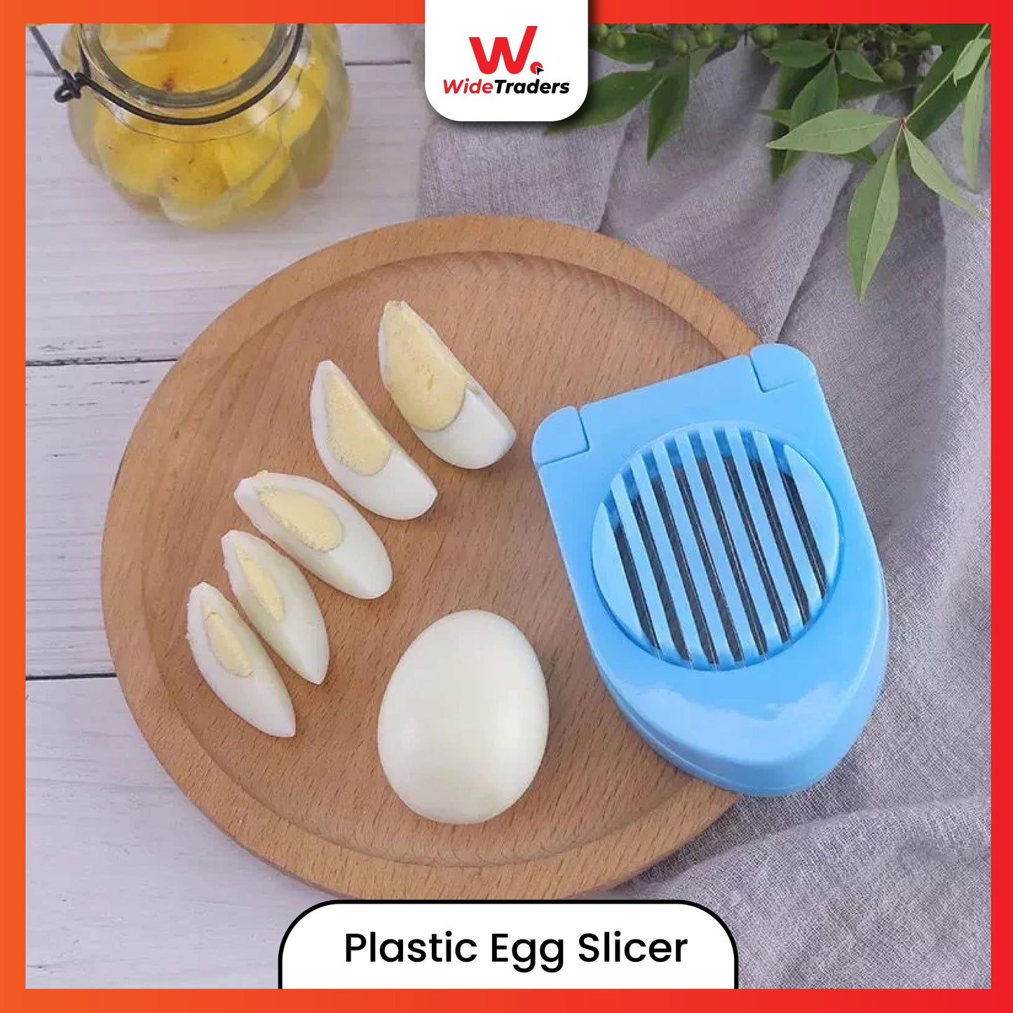 Multipurpose Plastic Egg Slicer Cutter
