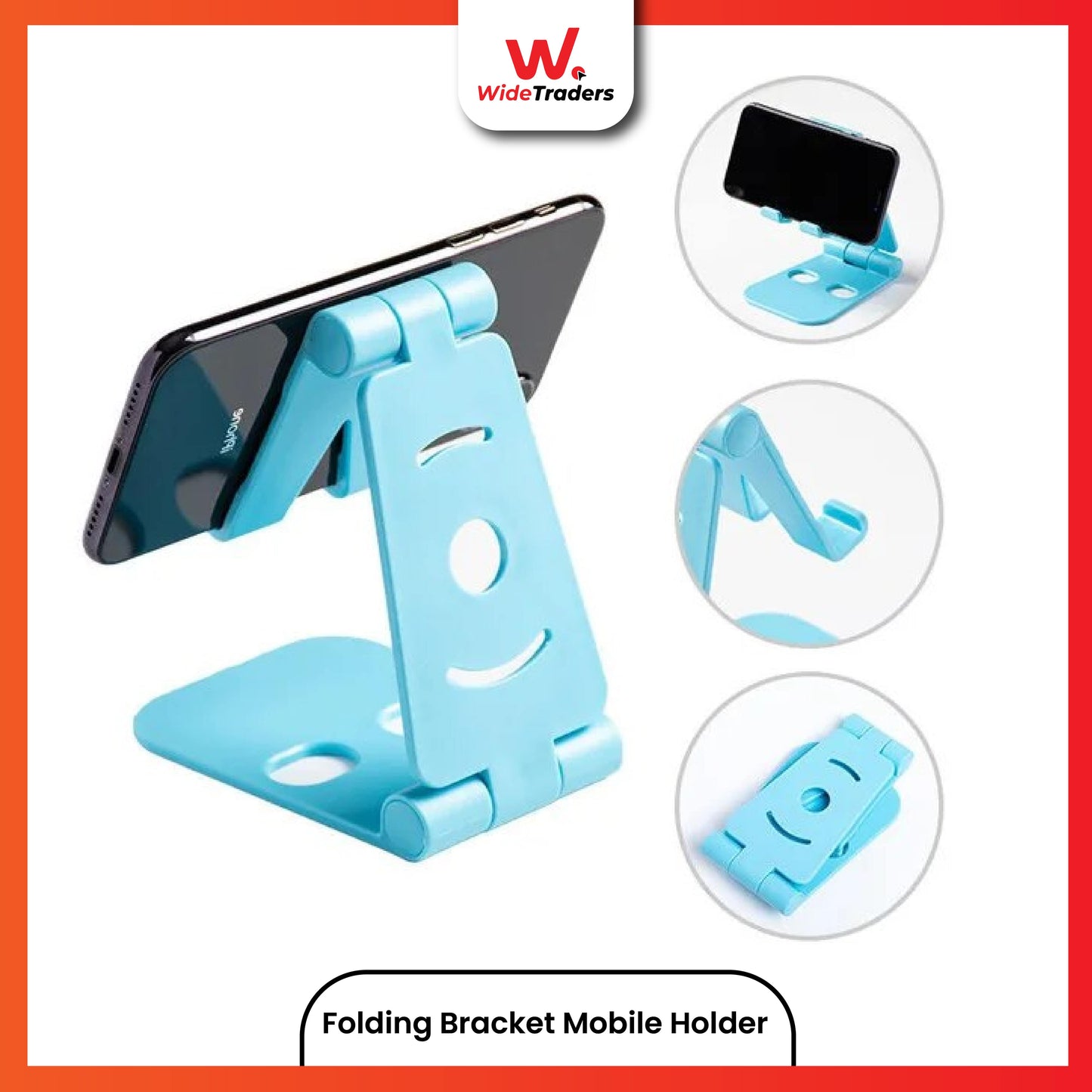 Mobile phone bracket Retractable folding Stand