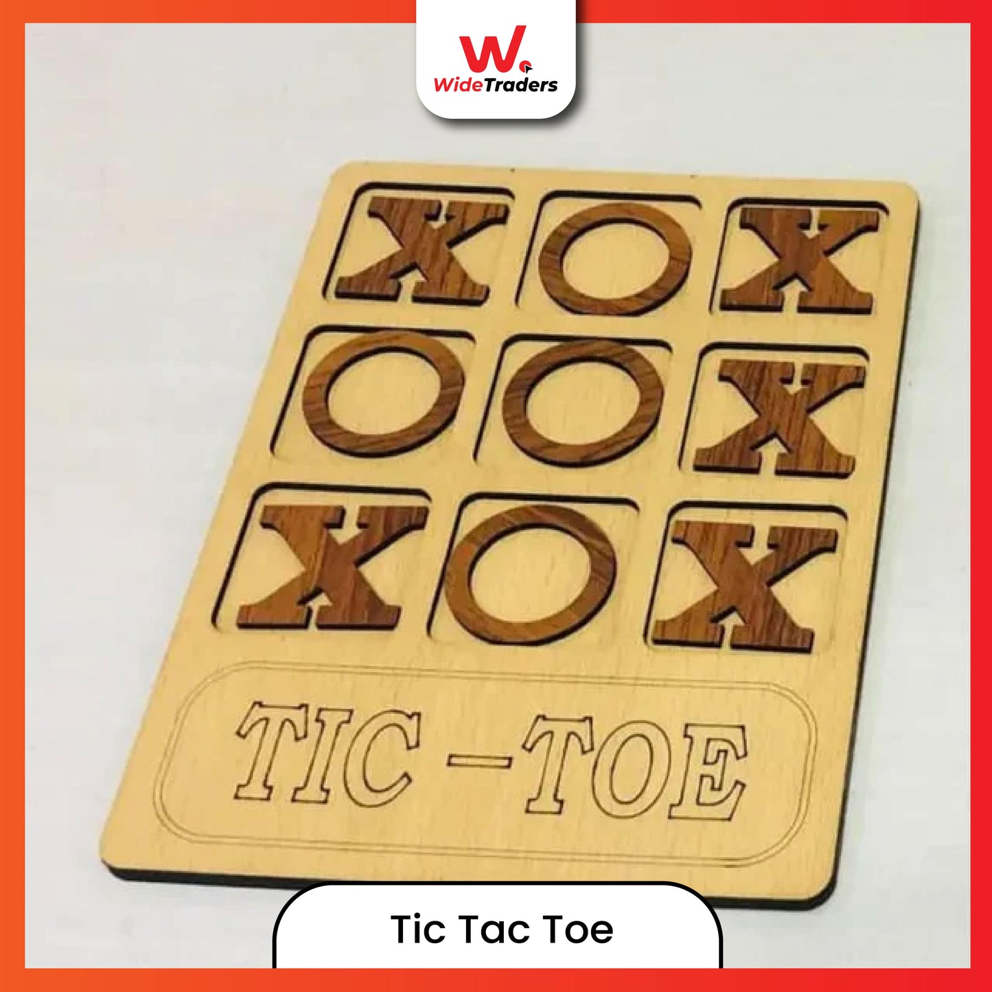 Wooden Tic-Tac-Toe Games Toys For Kids.