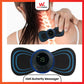 Mini Butterfly EMS Electronic Pulse Massager for Muscle Stiffness Soreness and Stress