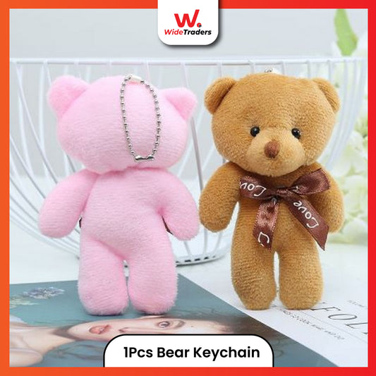 1PC Plush Toy Teddy Bear Doll Pendant Keychain