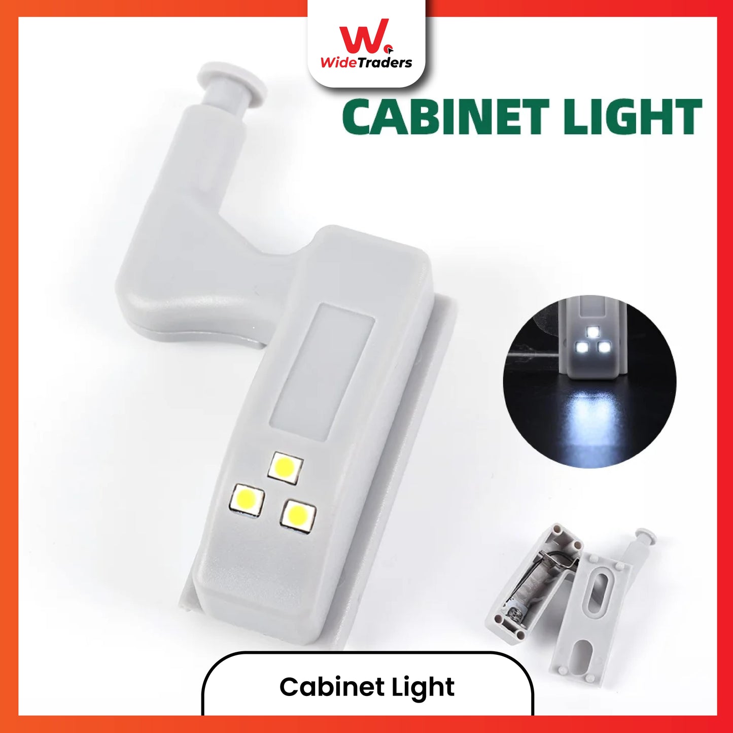 LED Inner lamp Under Cabinet Light Universal Wardrobe Light Sensor