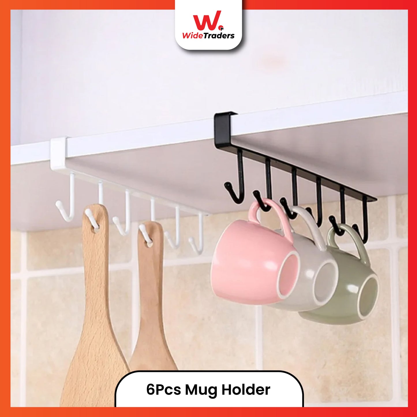 6 Hooks Mug Holder