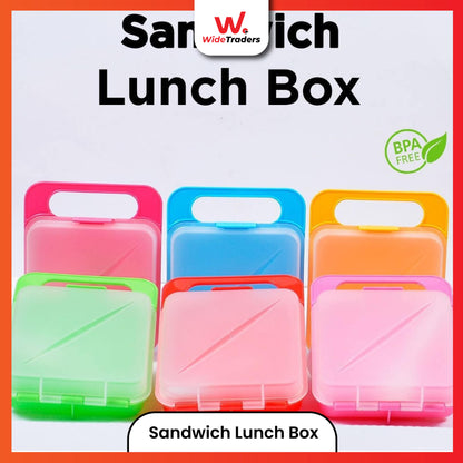 Sandwich Lunch Box With Fork for Kid