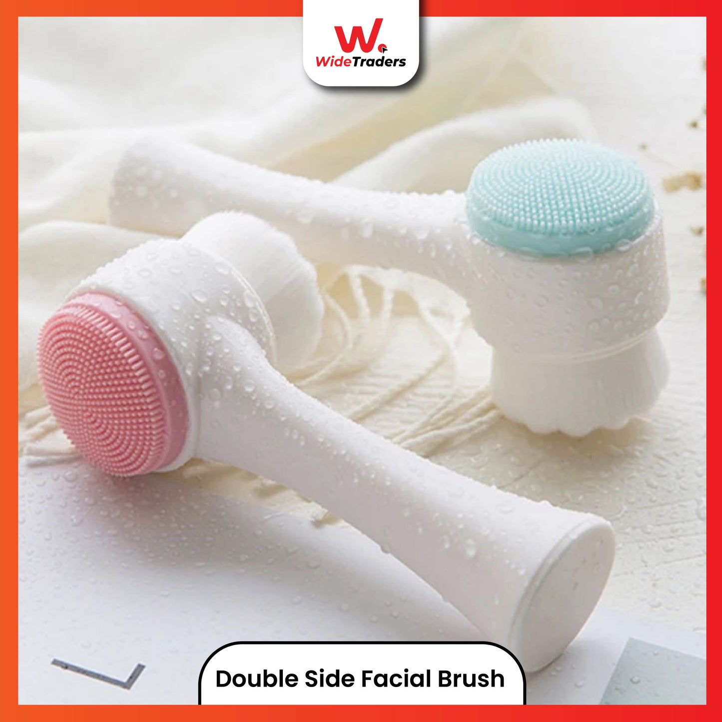 1pcs Double Side Cleansing Facial Brush