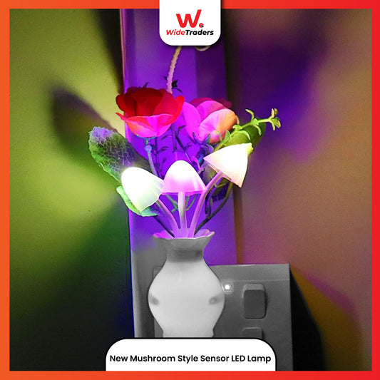 Flower Vase LED Big Mushroom Night Light