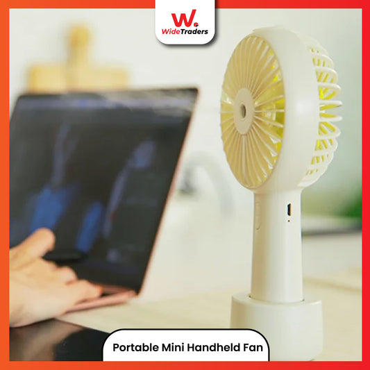 Portable Mini Handheld USB Rechargeable Cooling Fan