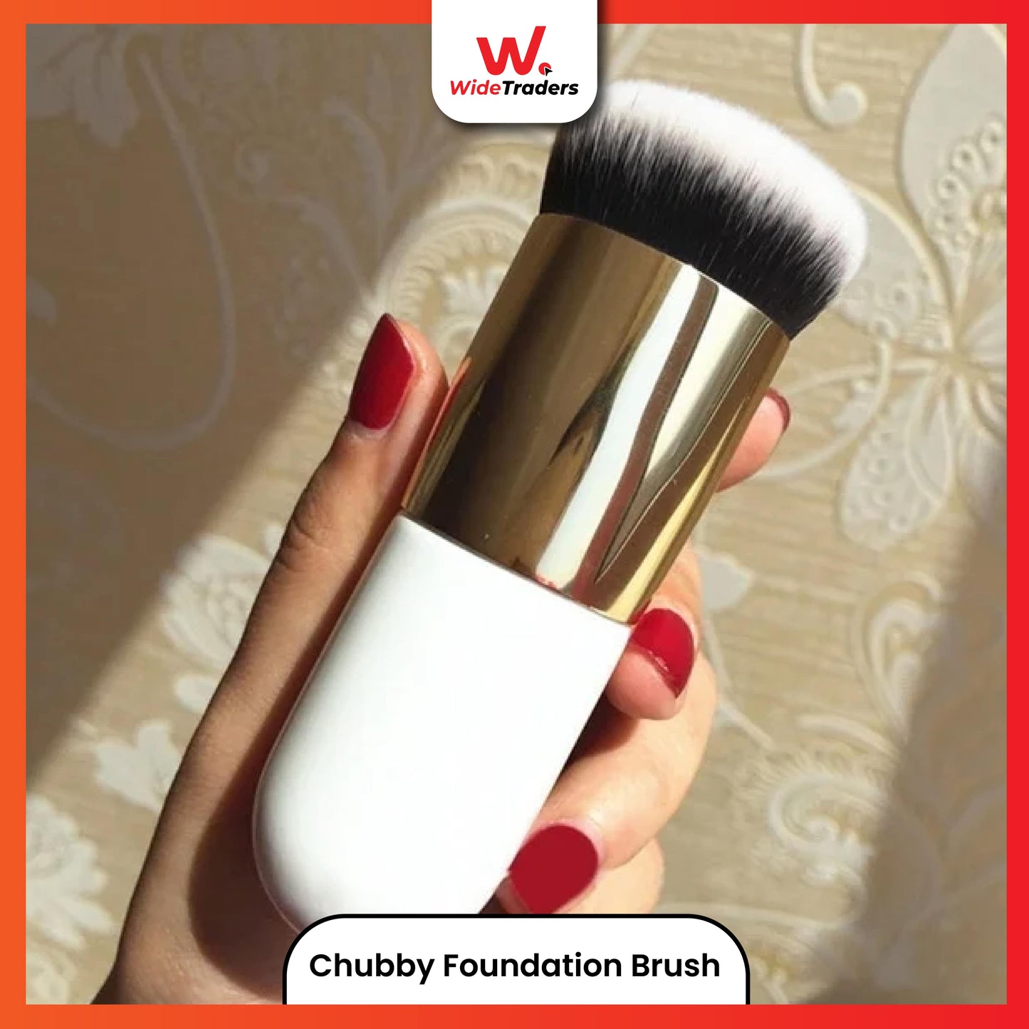 Chubby Pier Foundation Brush Flat Cream Makeup Brushes