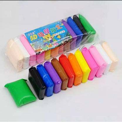 Pack of 12 Colors Foam Clay Dough