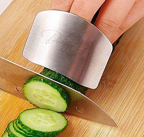 1Pcs Stainless Steel Finger Protector Knife Shield Protection