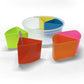 6 Cell Spice Rack Colorful Set