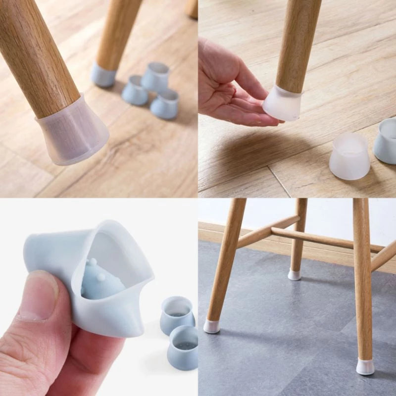 4Pcs Silicone Furniture Leg Protector
 Under One Dollar