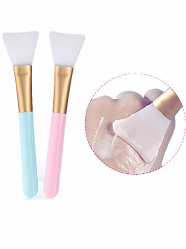 2Pcs Silicone Facial Mask Brush