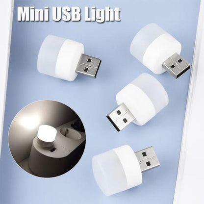 3Pcs Portable Mini Usb Led Bulb Night Light