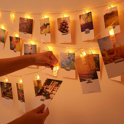 20 Clips LED Photo String Lights