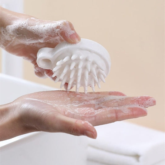 Silicone Massage Shampoo Comb Shower Brush