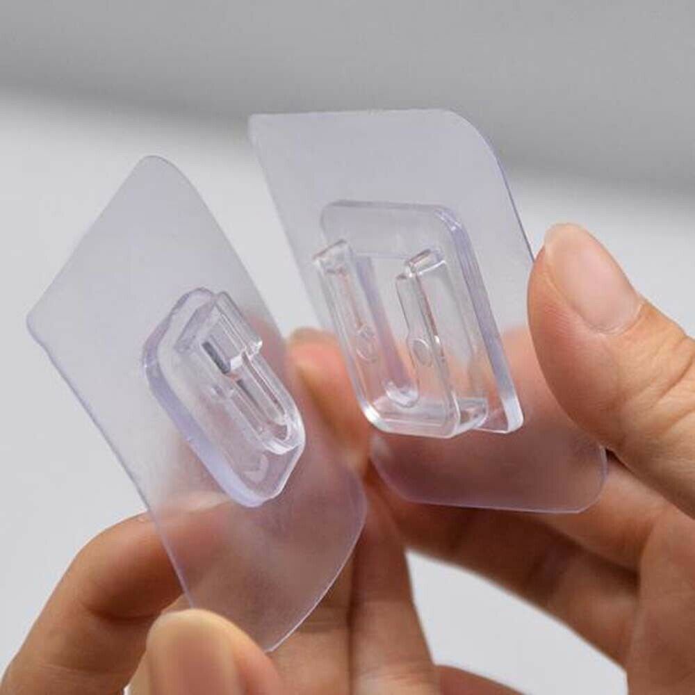 Double-Sided Adhesive Wall Hooks, Under One Dollar..