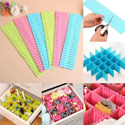 4Pcs Drawer Organizer