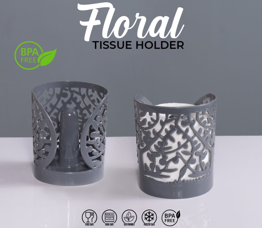 Floral Tissue Paper Holder, Under One Dollar 