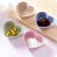 4Pcs Heart Shape Bowl Seasoning Tableware Bowl