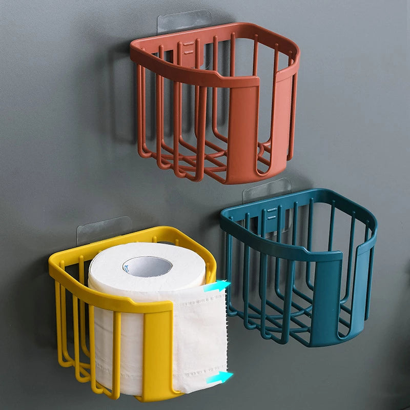 1Pcs Wall-Mounted Tissue Paper Roll Holder