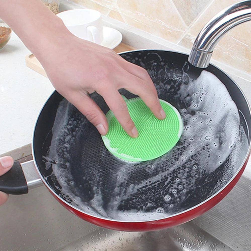 Silicone Scouring Pad, Under One Dollar 