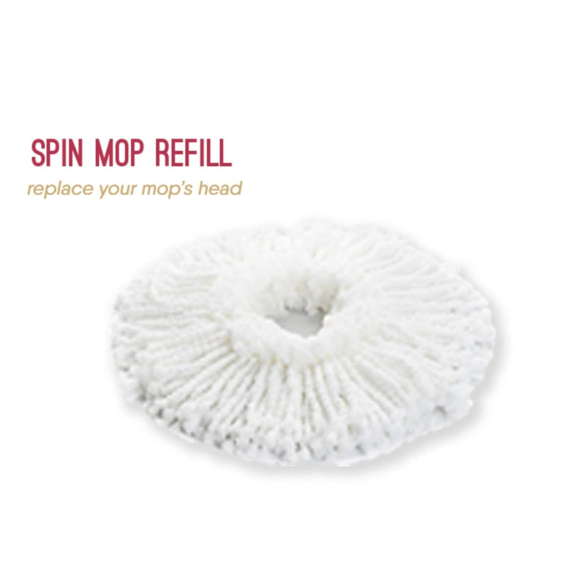 Spin Mop Refill Extra Head, Additional Microfiber Mop
