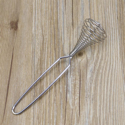 Stainless Steel Spring Egg Beater Hand Whisk, Under One Dollar 