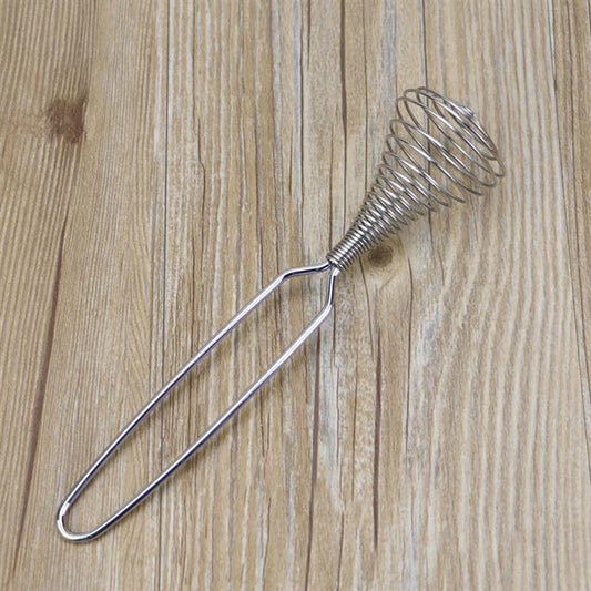 Stainless Steel Spring Egg Beater Hand Whisk, Under One Dollar 